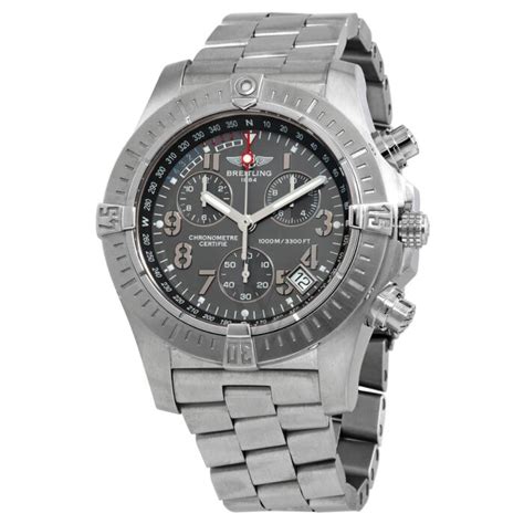 breitling avenger seawolf chronograph mens stainless steel watch a7339010/f537|a7339010/f537.